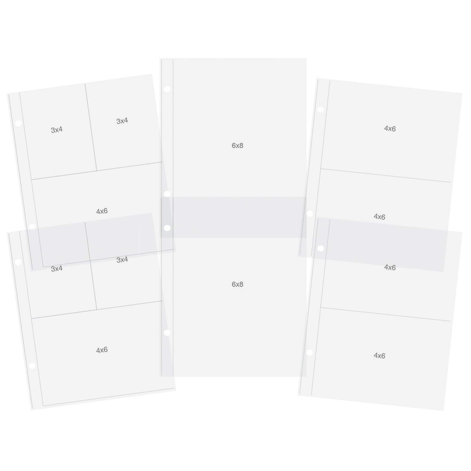 Simple Stories Sn@p!™ Variety Pack Pocket Pages for 6" x 8" Binders, 12ct.